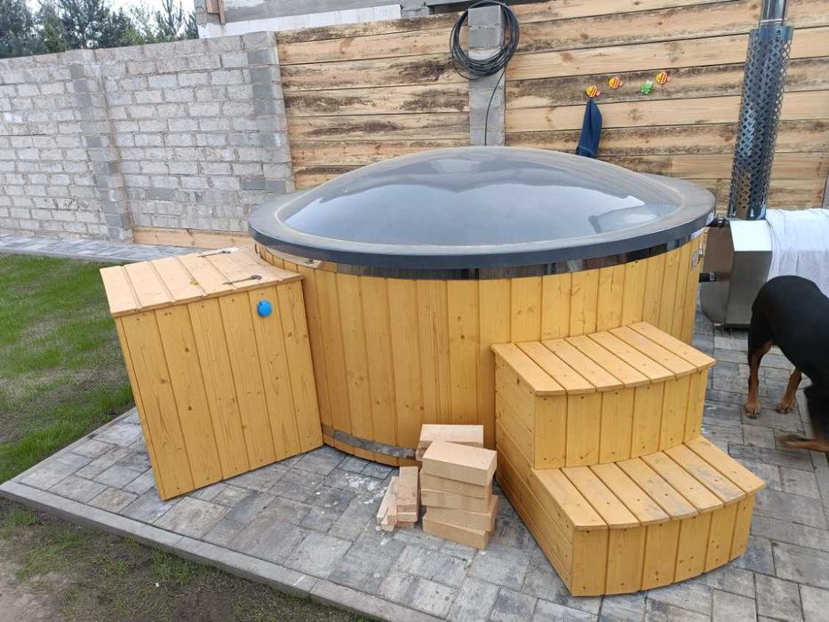 Tanie Banie z Litwy Sauny Ogrodowe Balie Kąpielowe Jacuzzi Beczka Spa