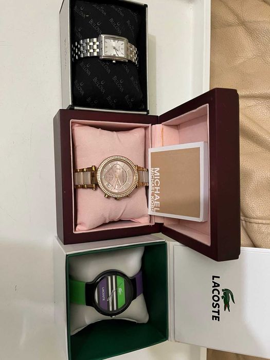 квацевий наручний годинник Michael kors Bulova lacoste