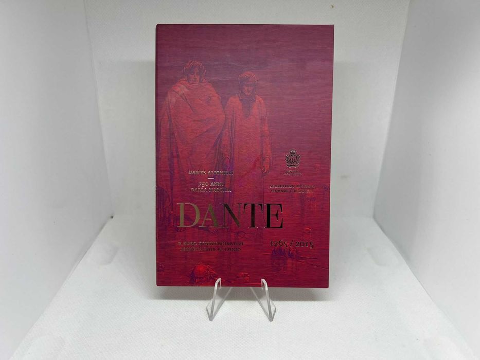 San Marino 2015 - Coin Card 2€ 750º Aniversário - Nascimento de Dante Alighieri
