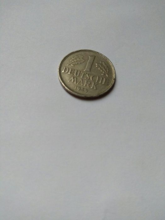 Германская монета 1 deutsche mark 1959 год
