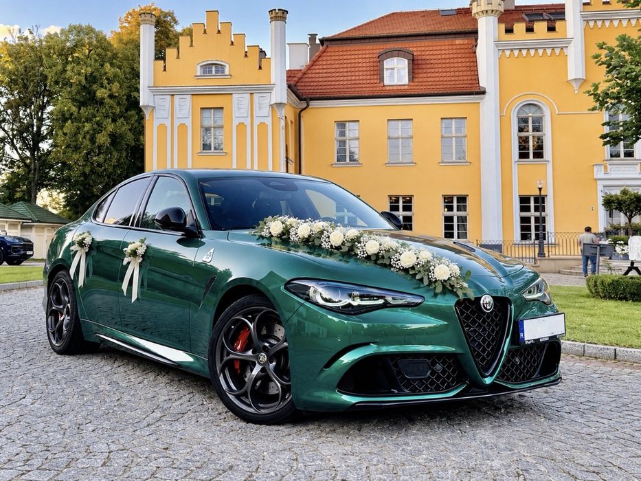 Auto do ślubu Alfa Giulia Quadrifoglio Polonez Caro | VW Phaeton V8 | Małopolska | Śląsk