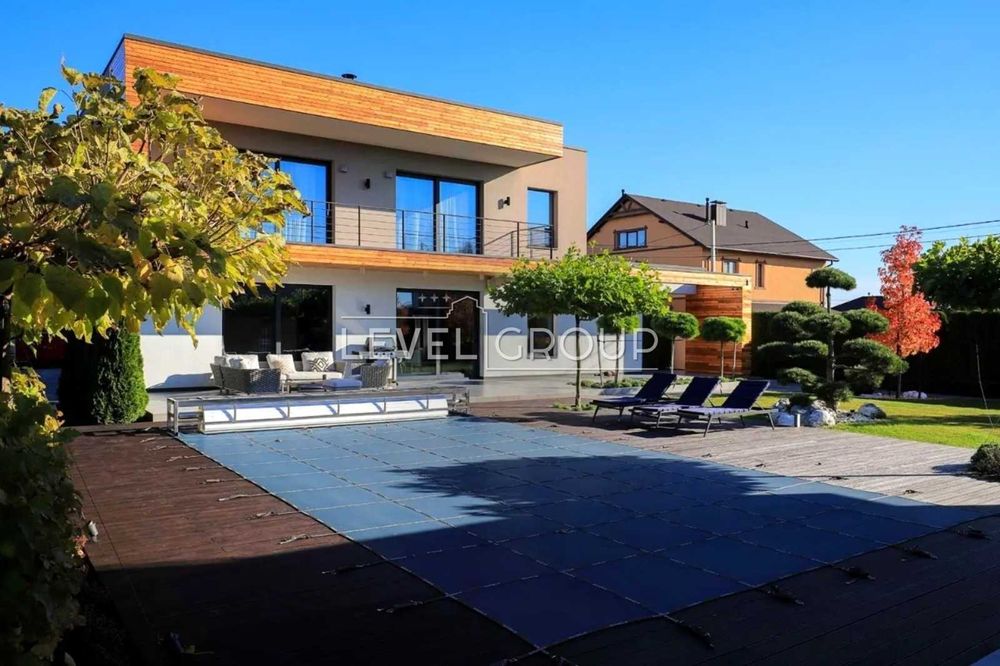 Продаж сучасного будинку з басейном та озером, 10 км від Києва,Осещина