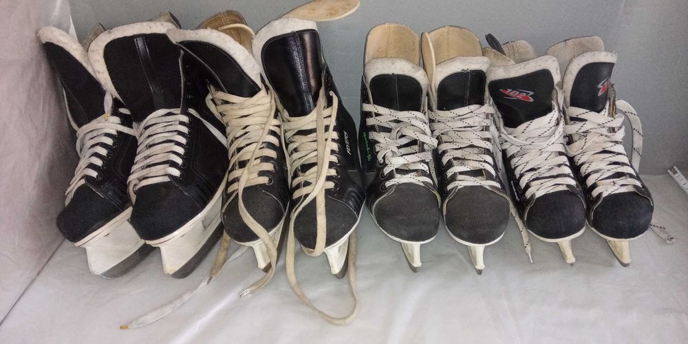 Łyżwy  hokejowe  BOTAS x 3 pary:  wkładki dł.   20/22/23cm