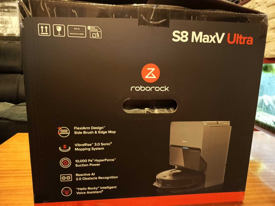 Robot sprzątający ROBOROCK S8 MaxV Ultra Czarny