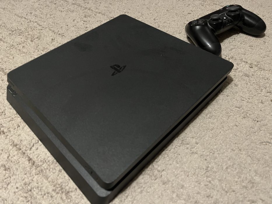 Консоль Ps 4 slim + (Uncharted 4, Until Down, Detroit, Death Stranding