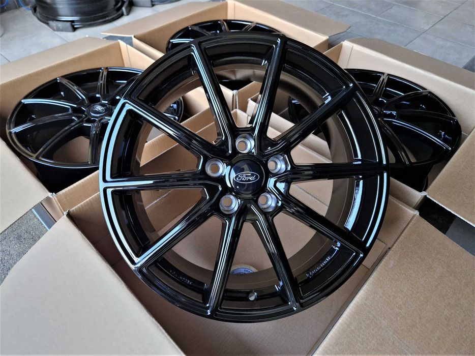 Alufelgi 18 5x108 Ford Mondeo Kuga C S-Max Focus Galaxy Edge Czarne 2#