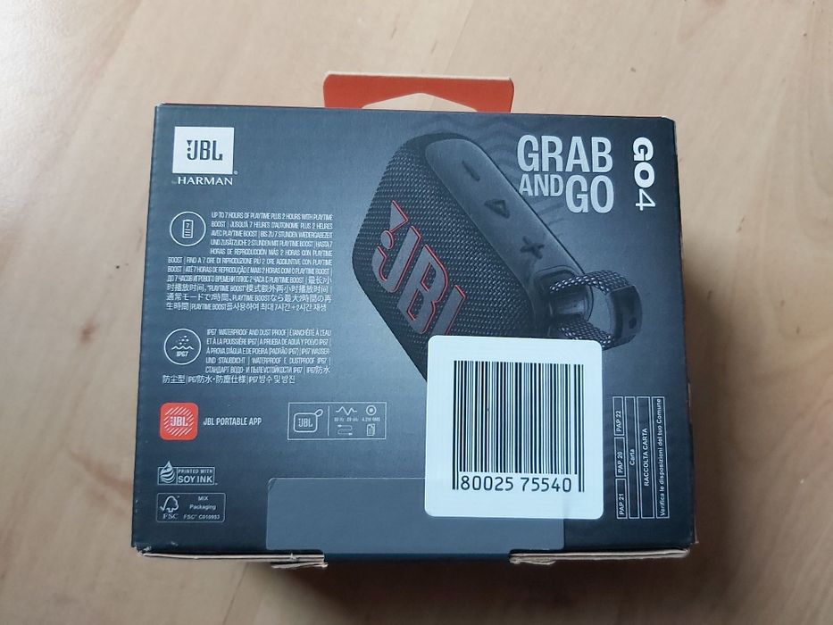 JBL GO 4. Głośnik bluetooth.Nowy.Nigdy nie używany.