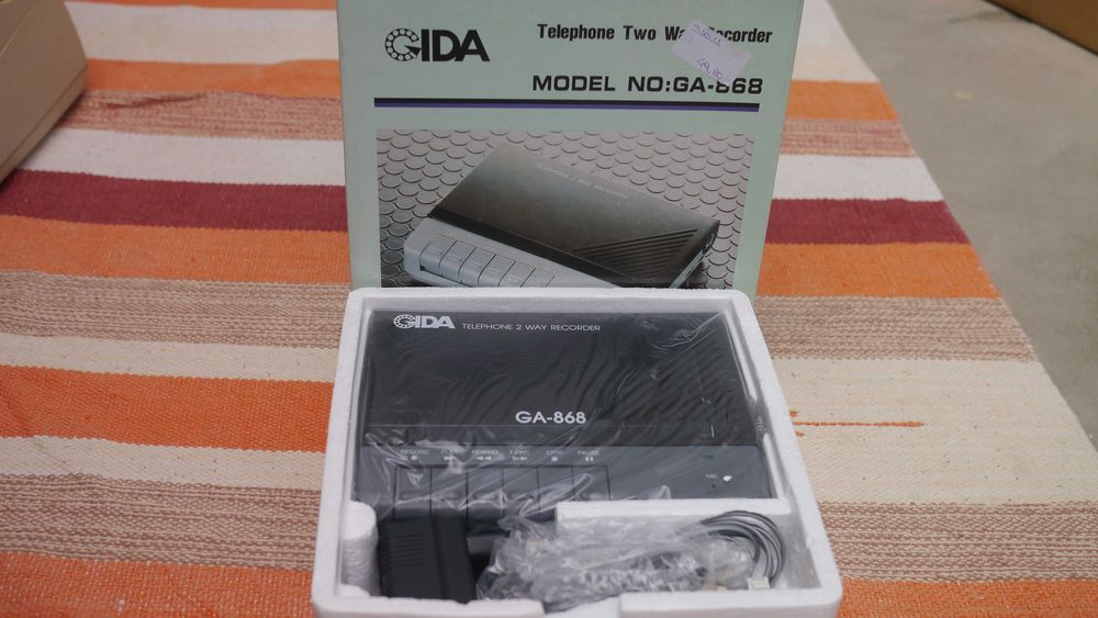 GIDA GA-868 Telephone Two Way Recorder — Novo na Caixa