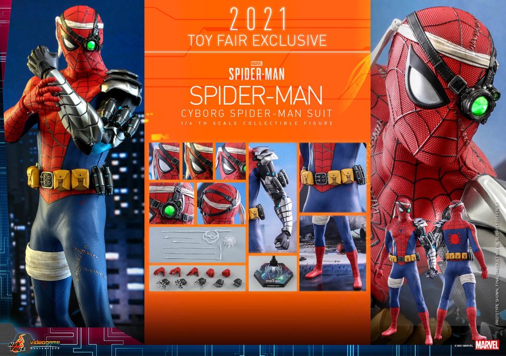 Фигурка 1/6 Hot Toys vgm 51 MARVEL’S SPIDER-MAN – CYBORG SUIT
