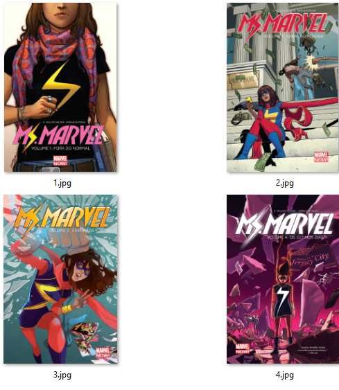 Coleção Ms. Marvel (G. Floy  Studio)