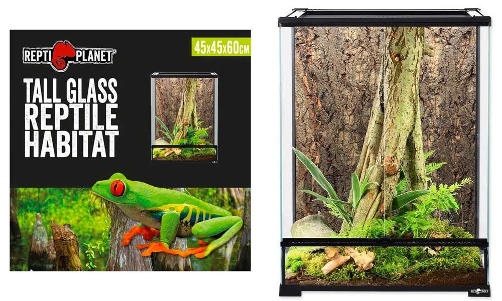 Terrarium szklane 45x45x60 cm Repti Planet BARRACUDA DĘBICA