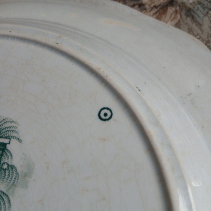 S&H Acropolis. Старовинна тарілка 18-19 століття.  Англія