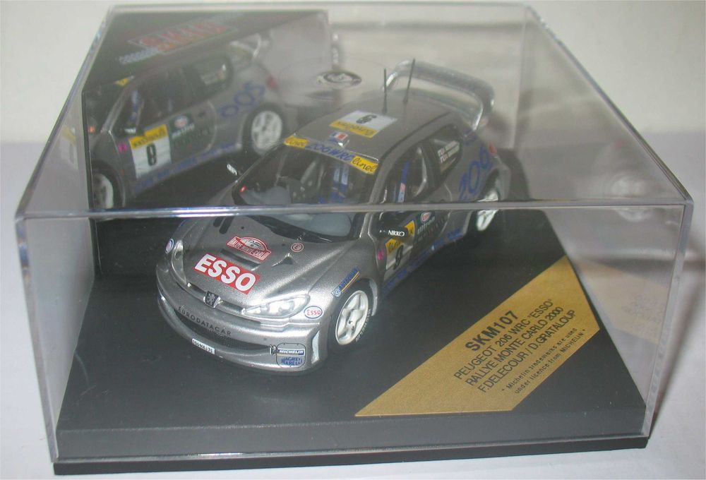 Skid - Peugeot 206 WRC - Rally de Monte Carlo 2000 - François Delecour