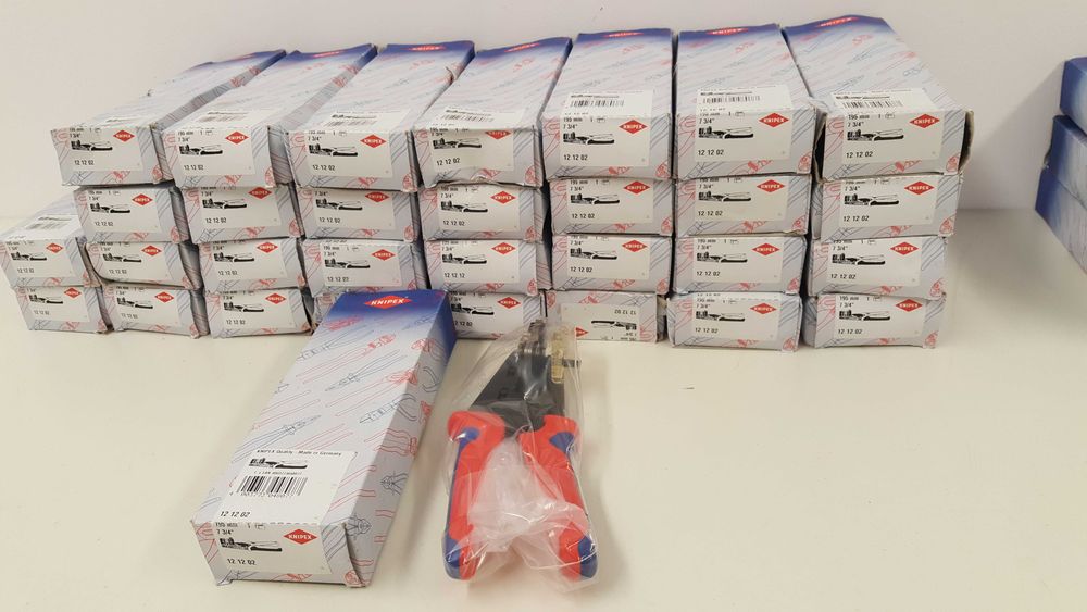 Nowy precyzyjny ściągacz izolacji KNIPEX 12 12 02 Profesjonalny