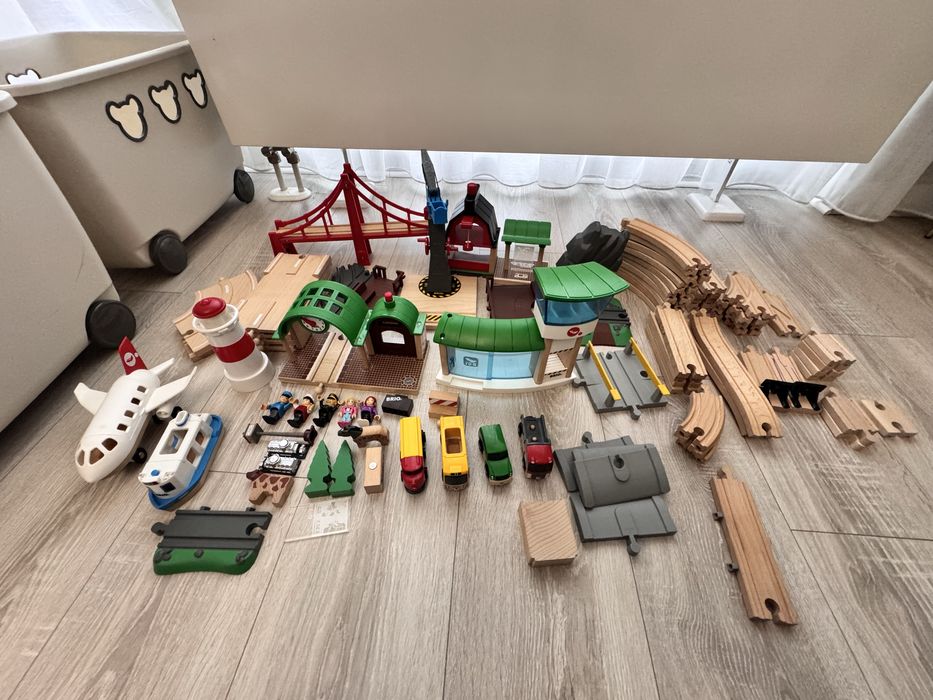 BRIO 33766 Drewnina Kolejka Delixe - Wielki zestaw Tory