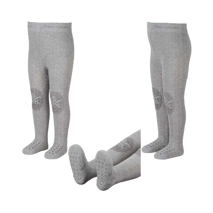Rajstopy STERNTALER 86 Niemowlęce Do Raczkowania Antypoślizgowe Szary
