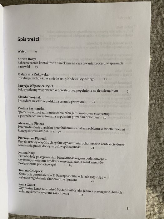 Wpływ zmian społecznych, gospodarczych pod red. U. Kaliny - Prasznic