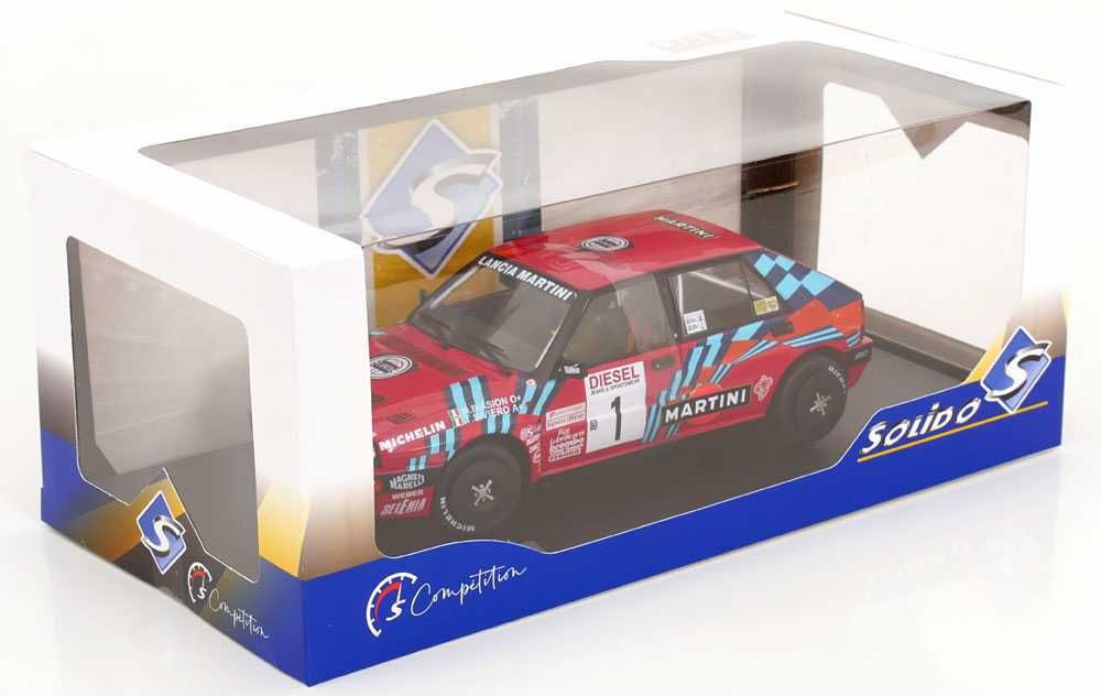 Lancia Delta HF 16V "Martini" #1 Winner Rally Sanremo 1989 - 1/18