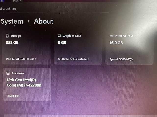 Komputer Stacjonarny i7 12700k RTX 4060