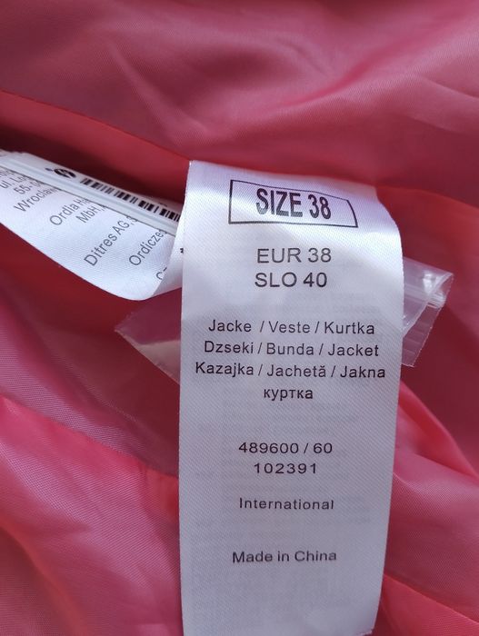 czarny żakiet marynarka damska Orsay rozmiar 38 
Długość 50 cm
Szeroko