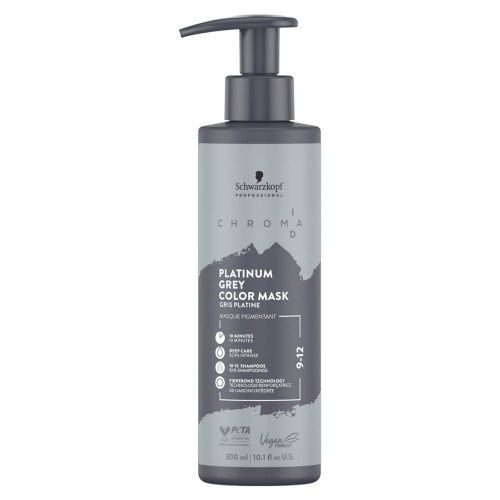 Schwarzkopf Professional Chroma ID maska koloryzująca do włosów 300ml Platinum Grey