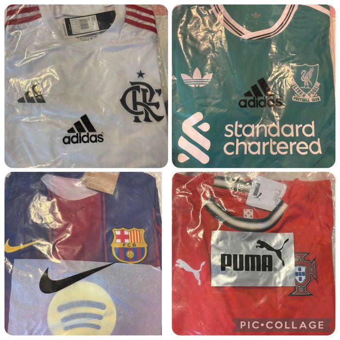 Varias camisolas futebol