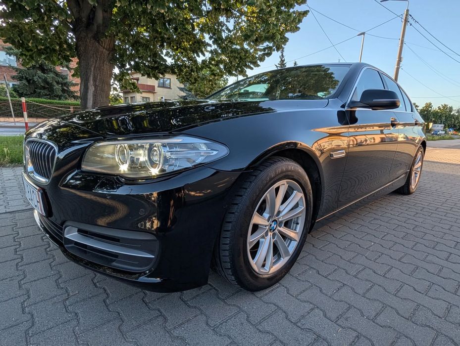 BMW Seria 5 LIFT! 2.0D190KM! NAVI! jasna skóra! książka! Stan BDB! Okazja!