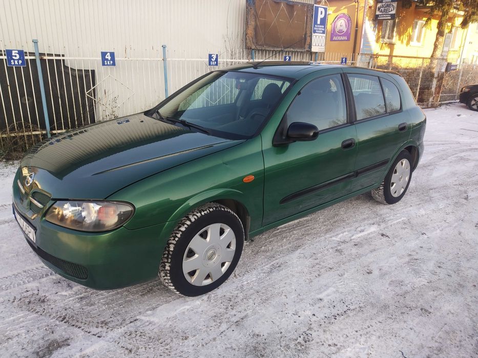 Nissan Almera 1.5 Benzyna Klima PT+OC długo