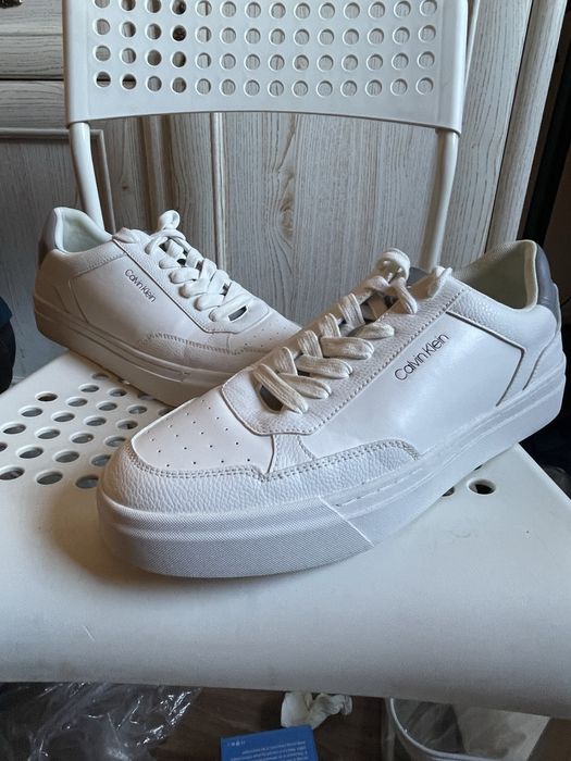 29 см 44 45 Calvin Klein 10.5 кроссівки білі кроссовки белые кеды кеди