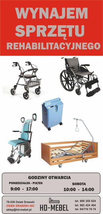 Wynajem Podnośnik Pacjenta AKS FOLDY z kamizelką