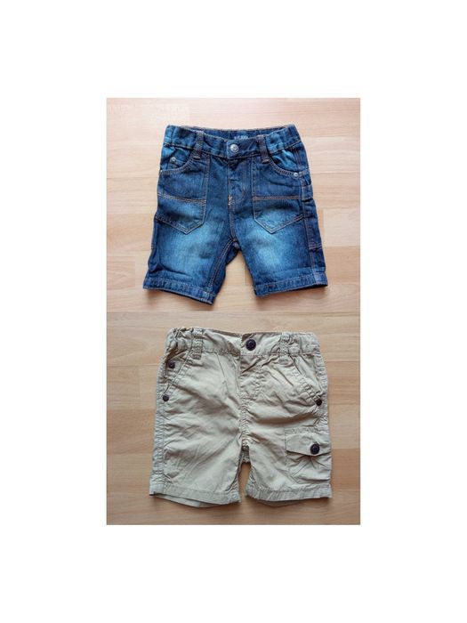 Dwie pary krótkich spodenek Blue Seven
