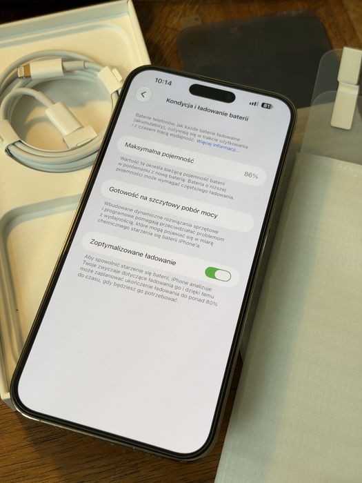 Iphone 14 pro max 128 gb GOLD stan idealny