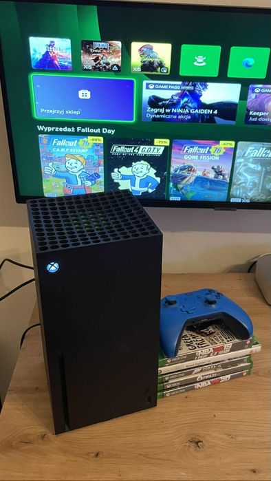 Konsola MICROSOFT XBOX Series X z napędem Blu-ray i dyskiem 1TB