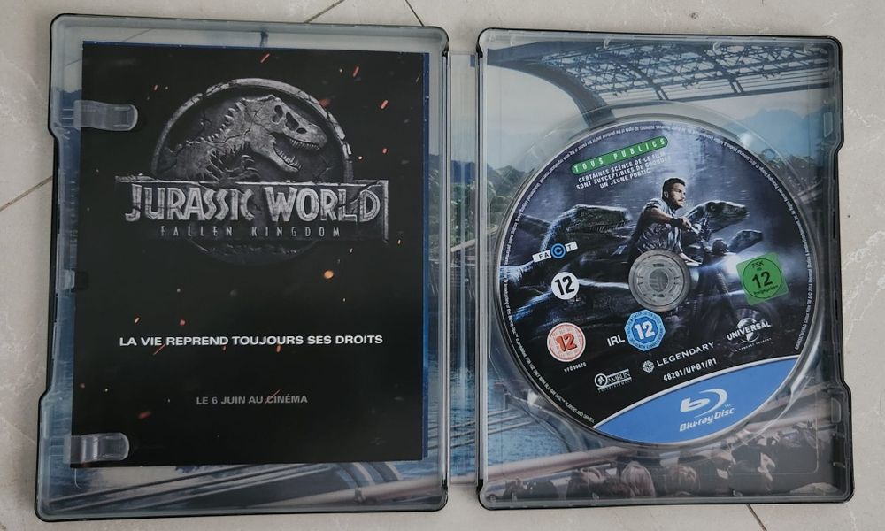 Bluray Jurassic World Steelbook