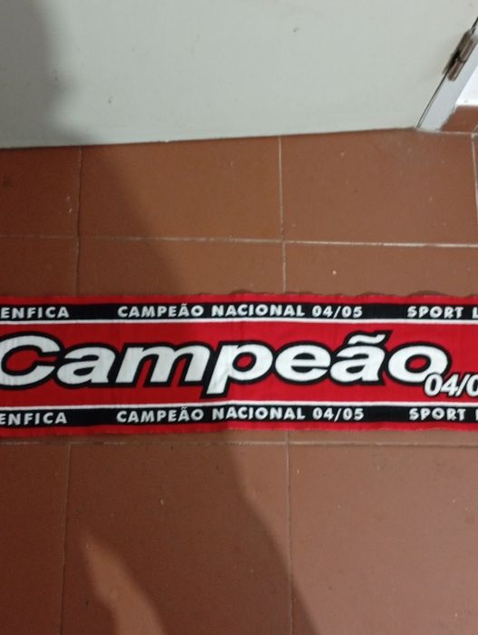 Cachecol SL Benfica Campeão Nacional 04/05