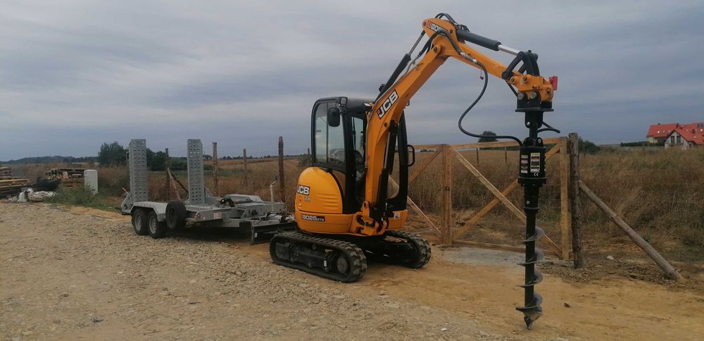 Wynajem minikoparki, koparko-ładowarki z operatorem, odśnieżanie pługi