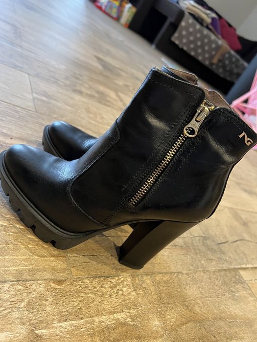 Кожаные ботильоны Италия