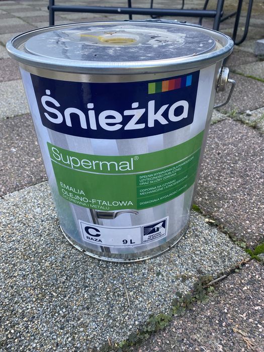 Farba olejna RAL 1003 w opakowaniach po 9L