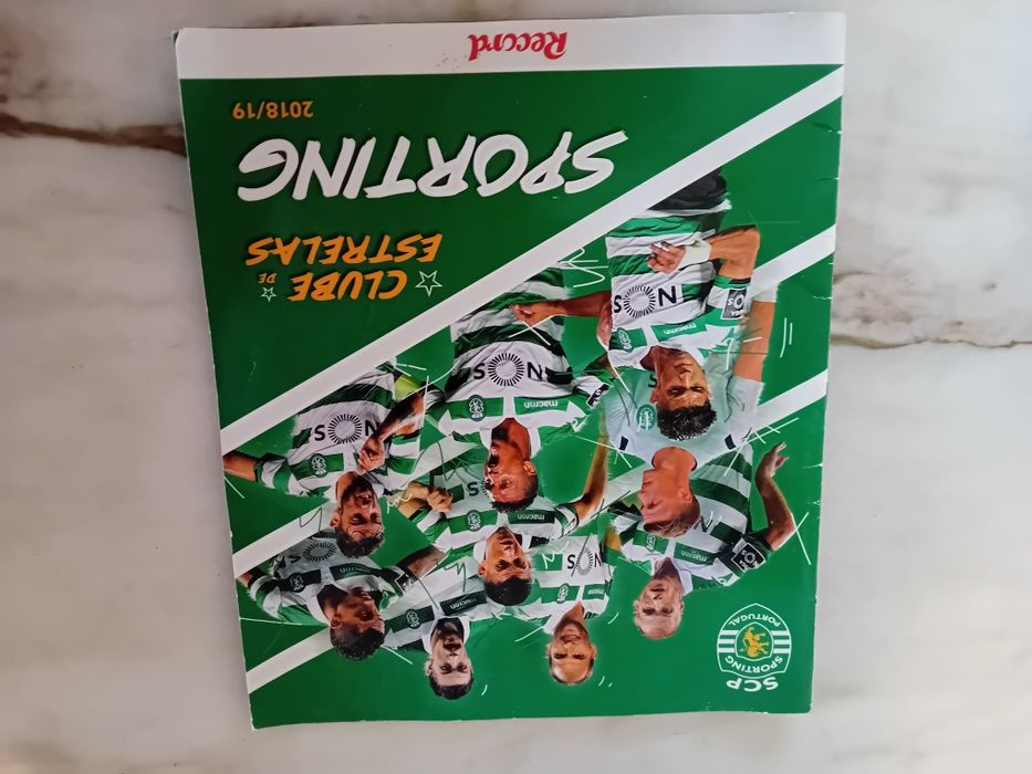 Caderneta Sporting Record 2018/19