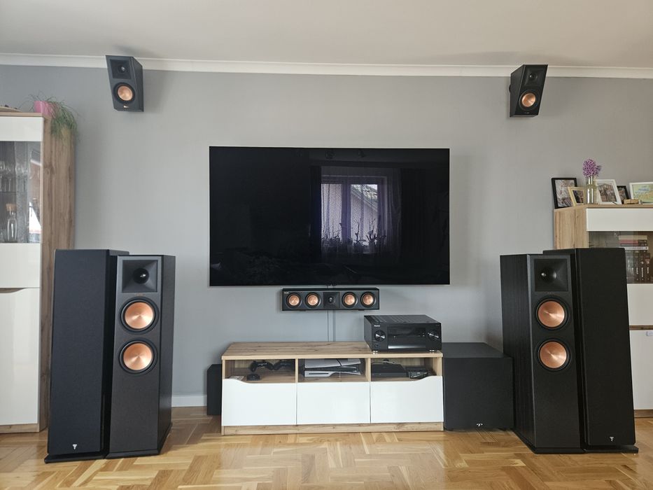 Klipsch RP 280F stan jak NOWE czarny GWARANCJA