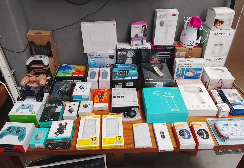 Diversos artigos de Eletrónica, Gaming e Pequenos Eletrodomésticos