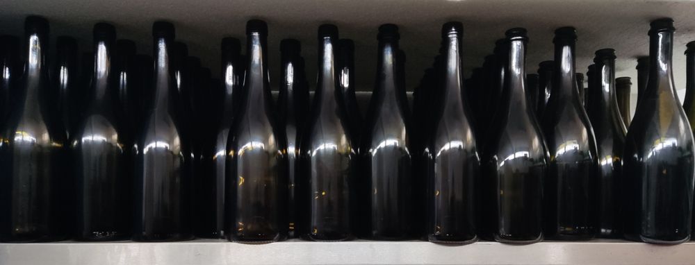 Garrafas de. Vinho