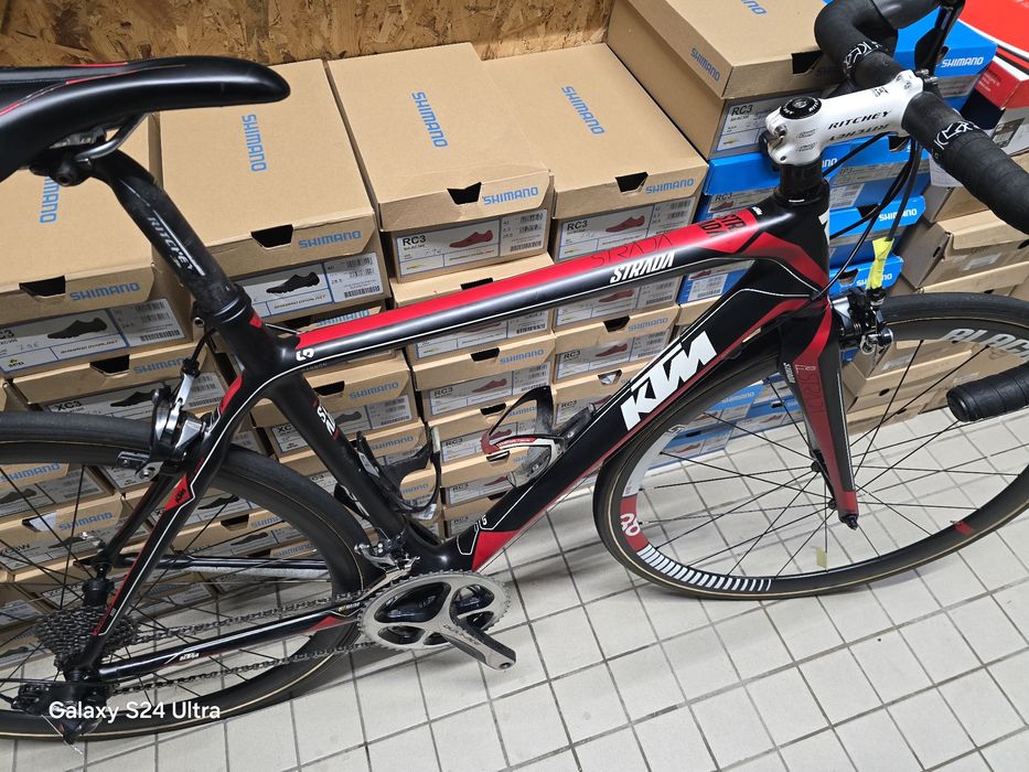 Ktm carbono dura ace 11x2v rodas carbono