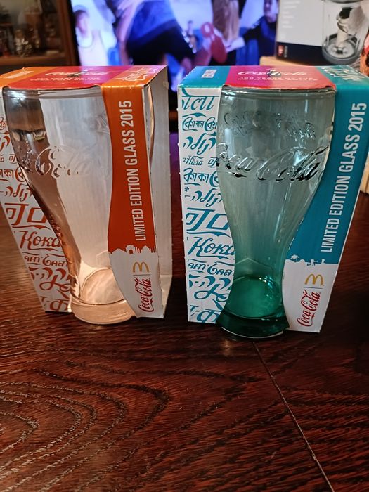 Szklanki Coca-Cola