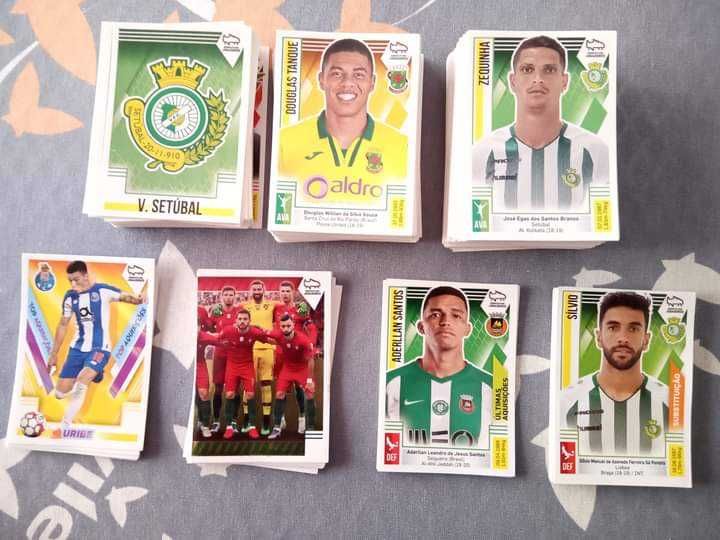 Lote de 322 cromos diferentes da liga portuguesa 2019/20