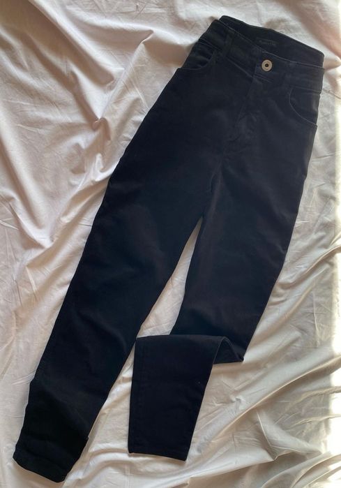 Джинси mom чорні