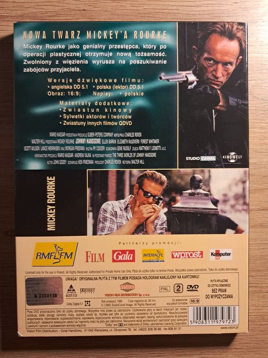 Przystojniak | Mickey Rourke | digipack | DVD