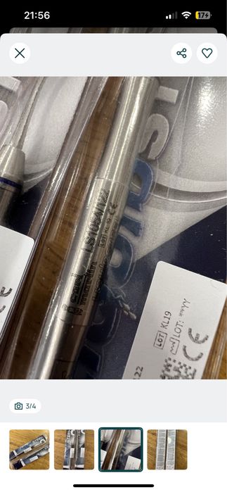 Liquidsteel Obturação dentes Carl Martin LS1054/122 - Novo