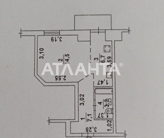 1-комнатная квартира, газовый котел, малоквартирный новый дом, ремонт