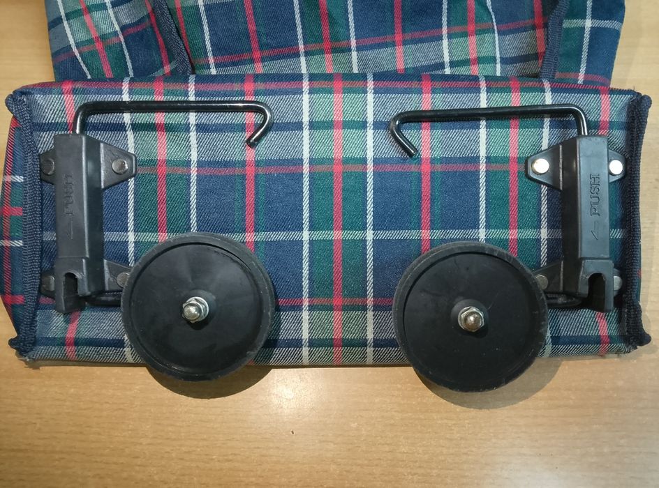 Torba na zakupy na kółkach CONIN 33x14x55 cm